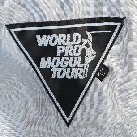 Men's Vintage 80's World Pro Mogul Tour Belted Ski Jacket Men's Medium - Picture 14 of 14